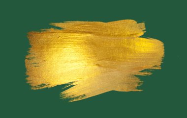 Gold watercolor texture paint stain abstract illustration. Shining brush stroke for you amazing Merry Christmas and Happy New Year design project