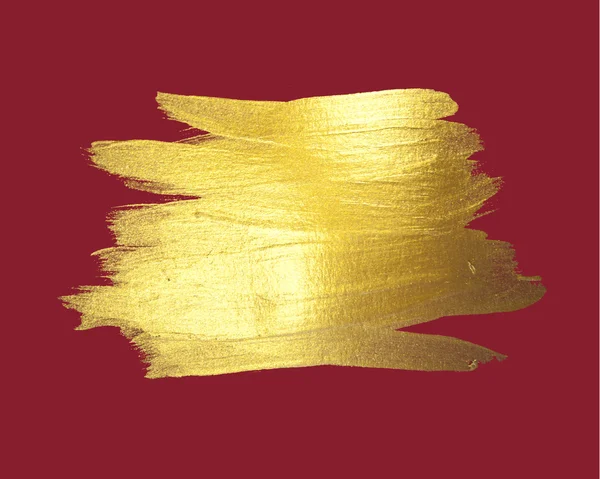 Золотой акварелью текстуры краски пятна абстрактной иллюстрации красный фон. Удивительный дизайн-проект "С Новым годом и Рождеством!" — стоковое фото