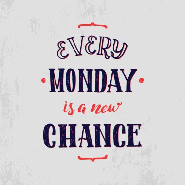 Motivasyon el çekilmiş Poster. Siyah ve kırmızı vektör kartı ile el çekilmiş benzersiz tipografi tasarım öğesi için tebrik kartları ve afiş tasarımı