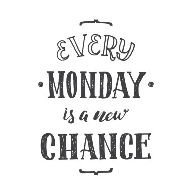 Motivasyon el çekilmiş Poster. Benzersiz tipografi tasarım öğesi için tebrik kartları ve afiş tasarımı vektör kart el ile çizilmiş