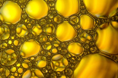 Beer foam and bubbles background