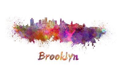 Suluboya Brooklyn manzarası