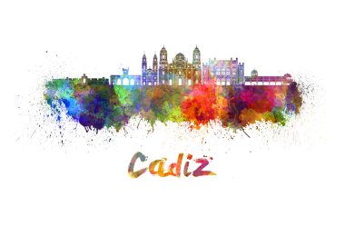 Suluboya Cadiz manzarası