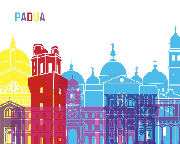 Horizonte de Padua pop — Vector de stock