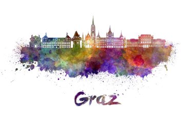 Suluboya Graz manzarası