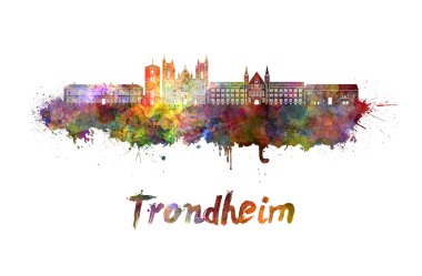 Suluboya Trondheim manzarası