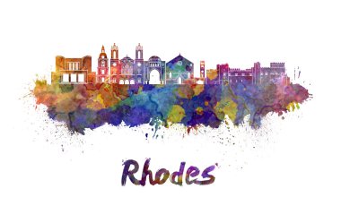 Suluboya Rhodes manzarası