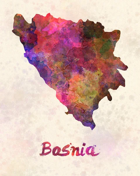 Bosna v akvarel — Stock fotografie