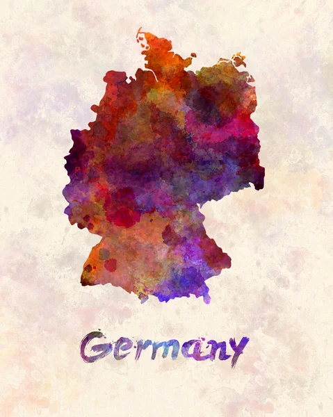 Deutschland in Aquarell — Stockfoto