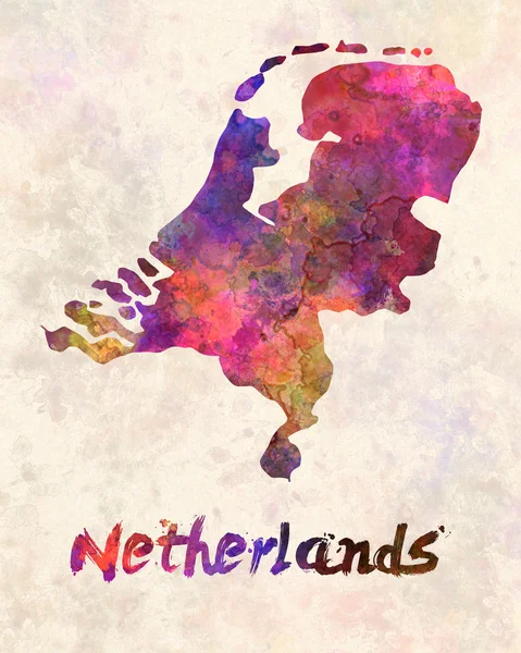 Netherlands in watercolor — Stock Photo, Image