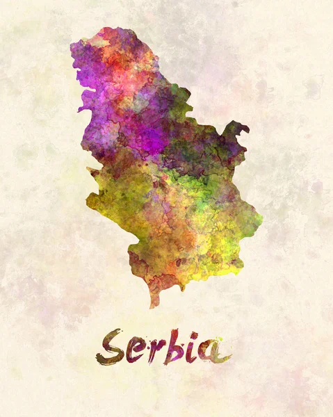 Serbie en aquarelle — Photo