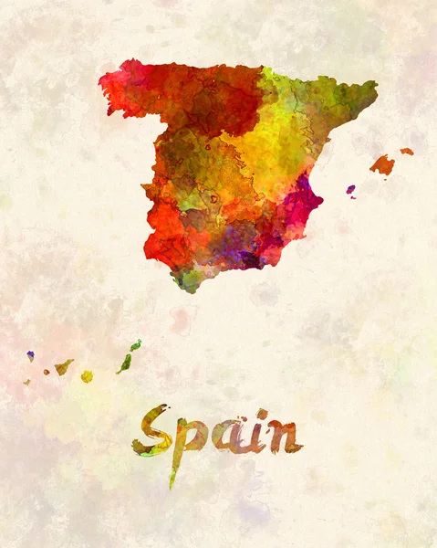 Spain in watercolor — Stock Photo, Image