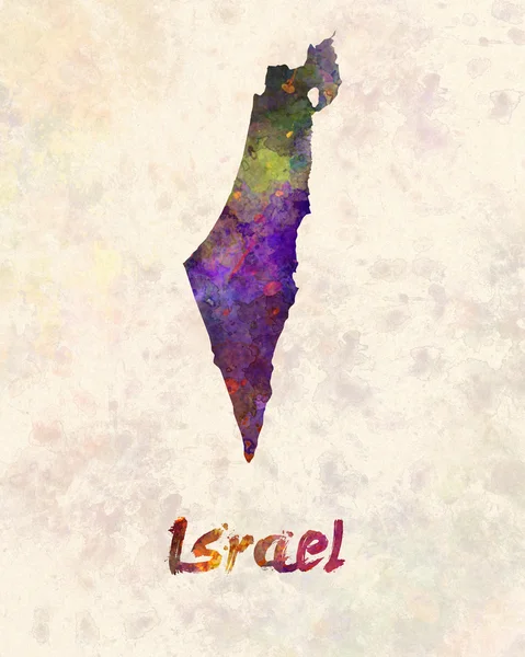 Israel in aquarell — Stockfoto