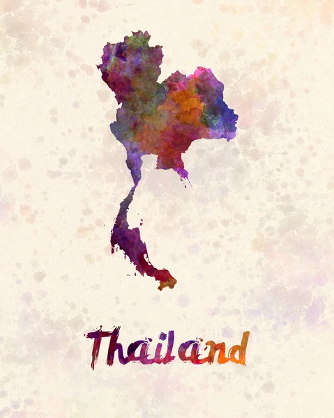 Thailand in watercolor — Stock Photo, Image