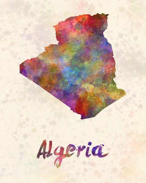 Алжир в акварели — стоковое фото