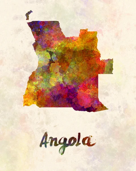 Анголи в акварель — стокове фото