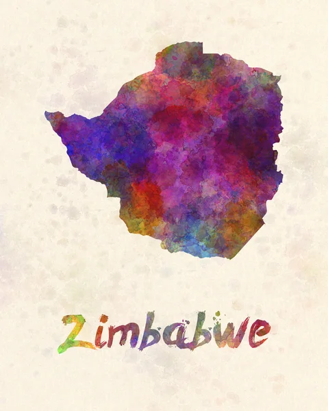 Зімбабве в акварель — стокове фото