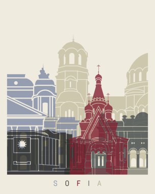 Sofia manzarası poster