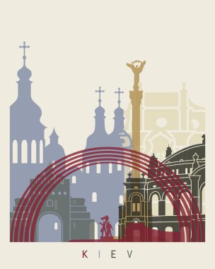 Kiev manzarası poster