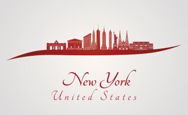 New York V3 manzarası kırmızı