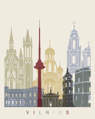 Vilnius manzarası poster
