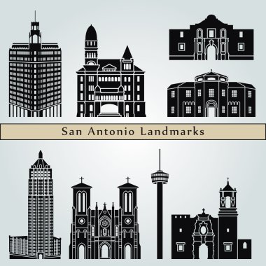 San Antonio simge ve anıtlar