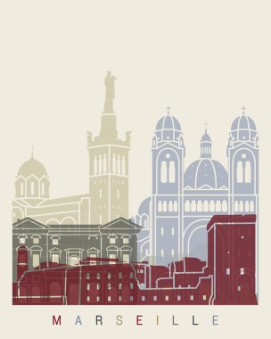 Marsilya manzarası poster