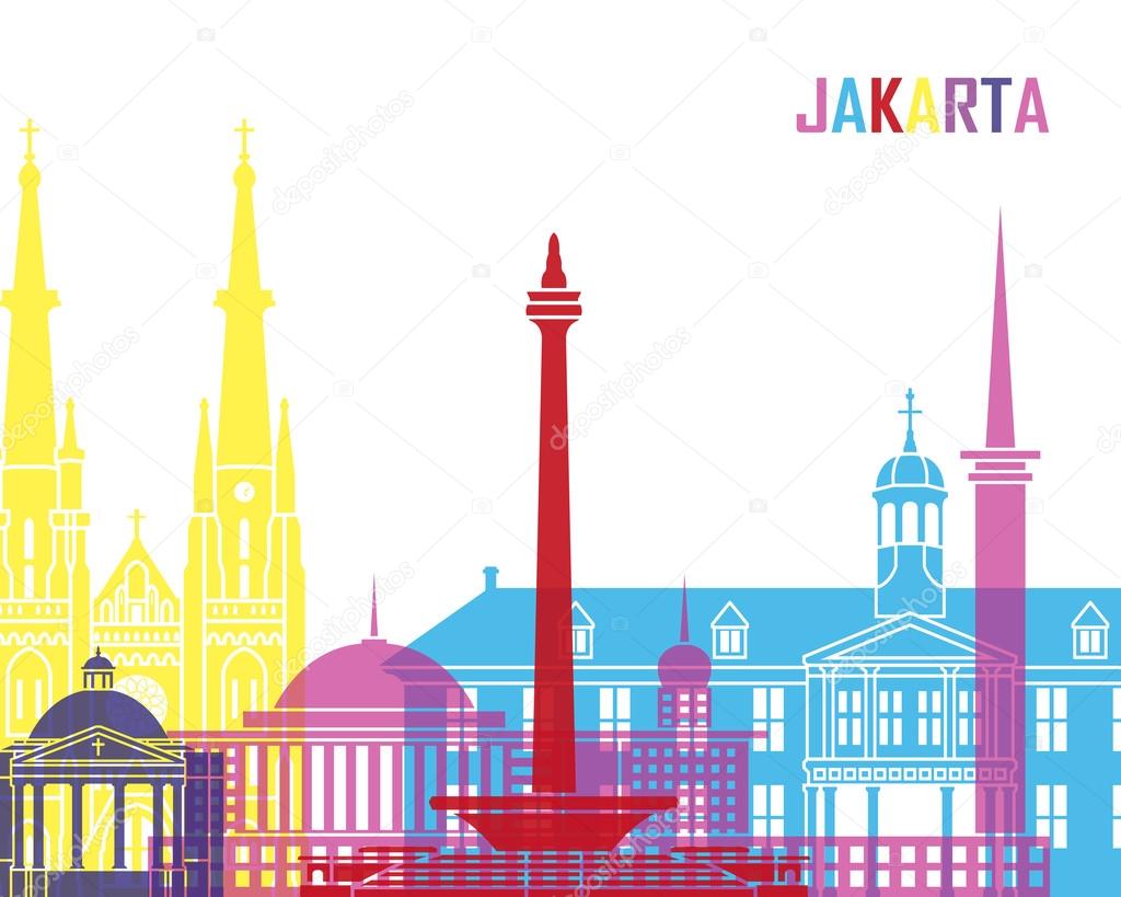 Jakarta skyline pop