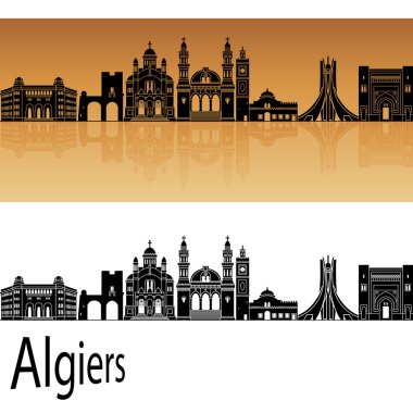 Algiers manzarası turuncu 