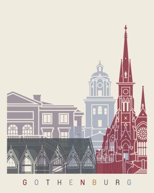 Gothenburg manzarası poster