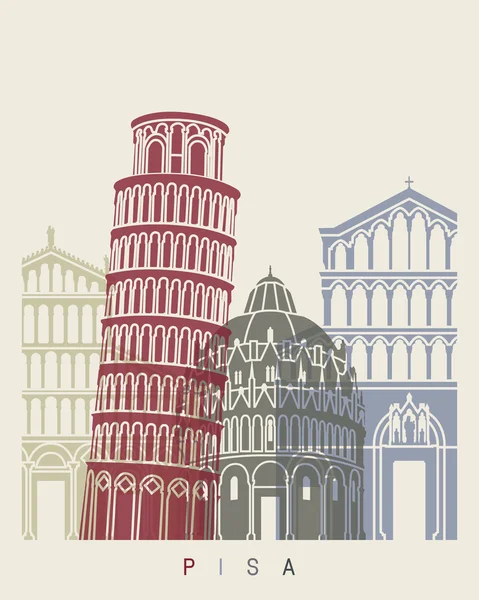 Pisa manzarası poster