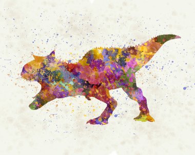 Suluboya içinde Carnotaurus dinozoru