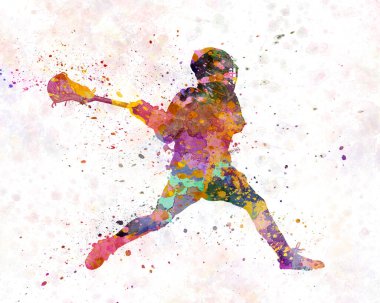 Kriket oyuncusu vurucu siluet 09