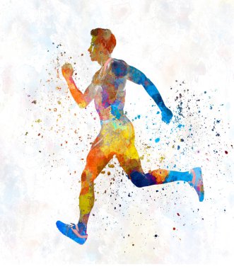 Koşan adam, koşan adam.