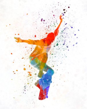 Kaykay 05, suluboya.