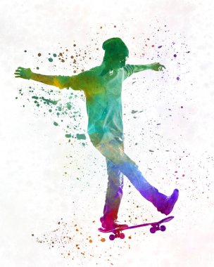 Adam kaykay 07 suluboya