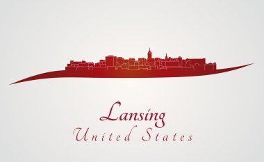 Kırmızı Lansing manzarası