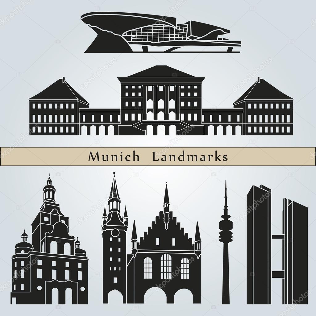 Munich landmarks and monuments