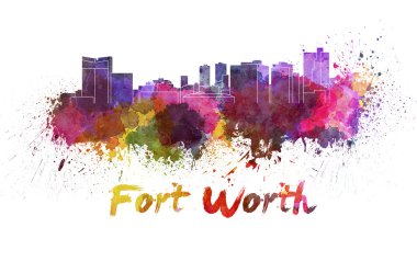 Suluboya Fort Worth manzarası