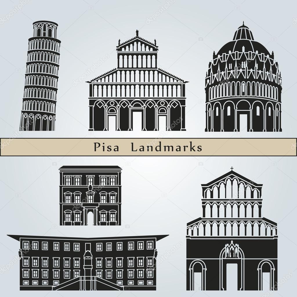 Pisa landmarks and monuments