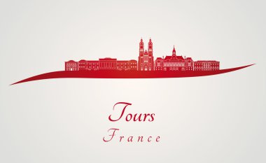 Kırmızı turları manzarası