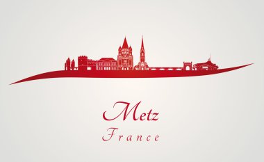 Metz manzarası kırmızı