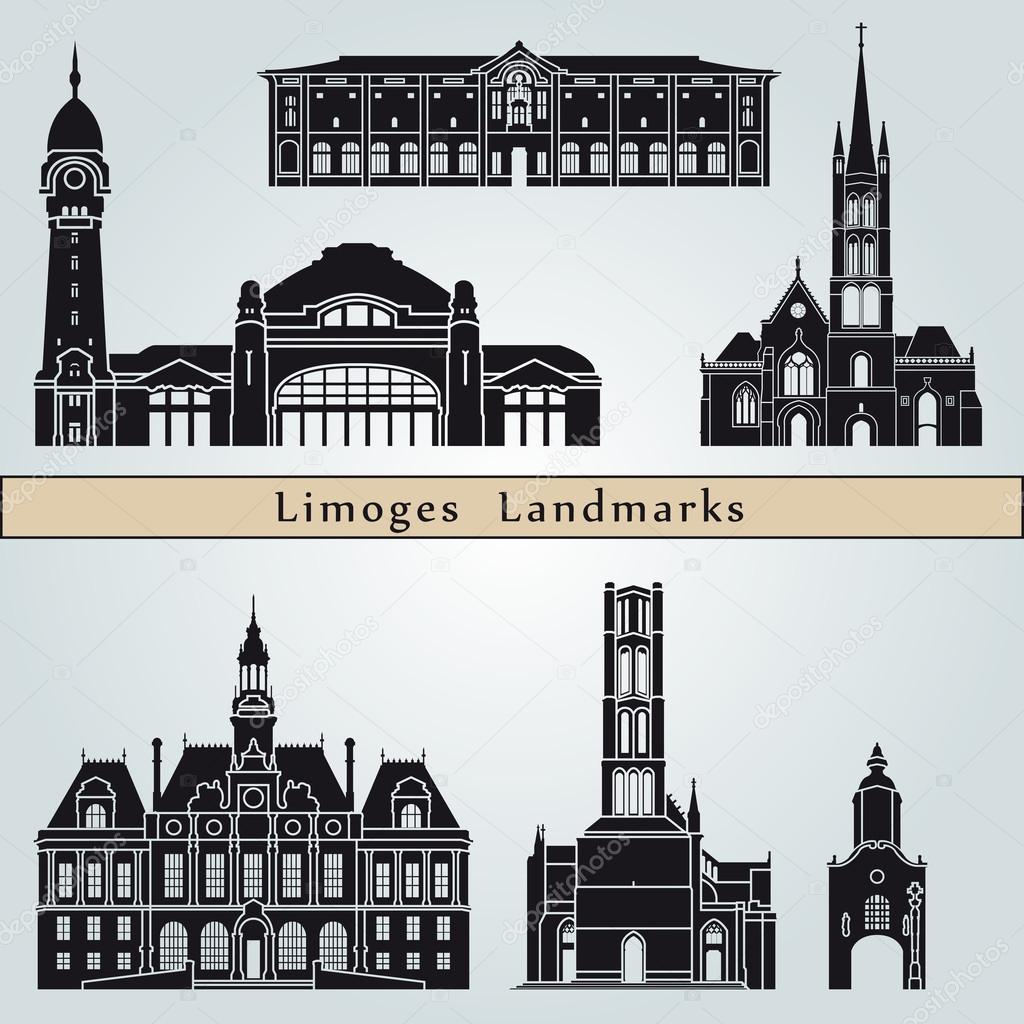 Limoges landmarks and monuments