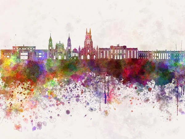 Bogota Skyline in Aquarell Hintergrund v2 — Stockfoto