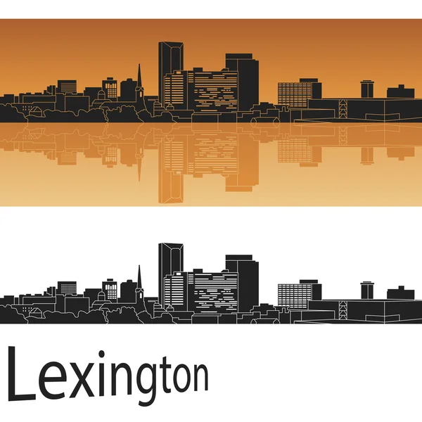 Linha do horizonte de Lexington — Vetor de Stock