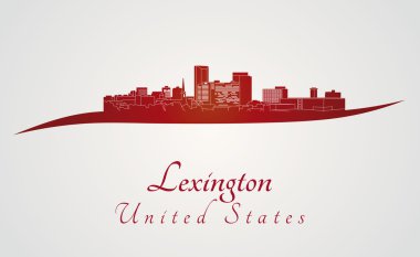 Lexington manzarası kırmızı