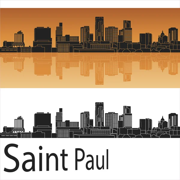 Saint Paul Skyline — Stockvektor