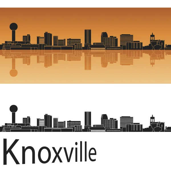 Línea del horizonte de Knoxville — Vector de stock