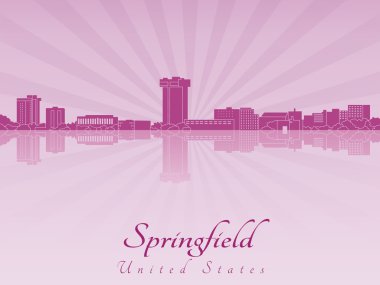 Mor parlak orkide Springfield Mo manzarası