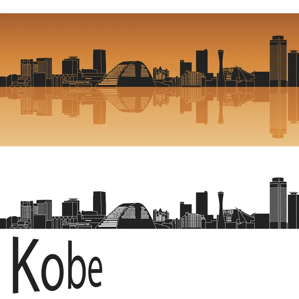 Horizonte de Kobe — Vector de stock